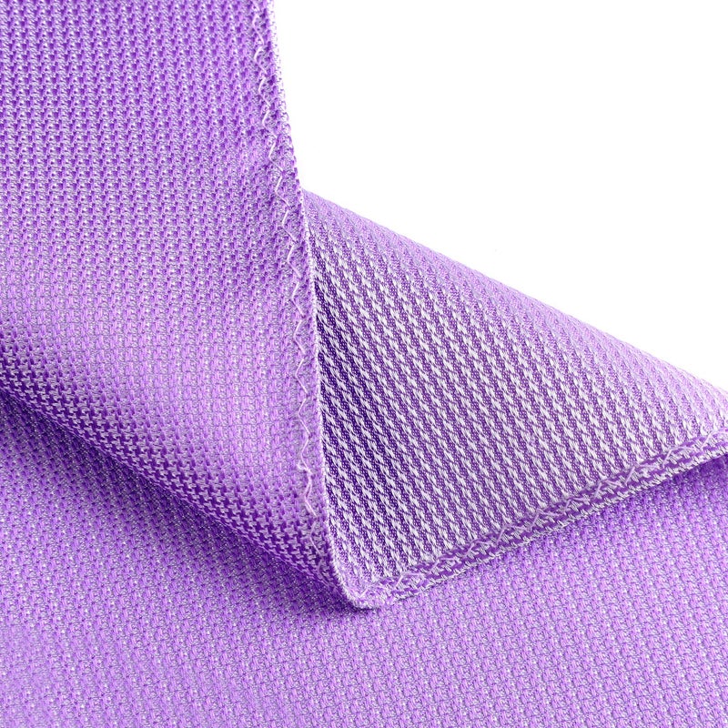 fortunatever Mens Solid Neckties,Lavender Ties For Men With Pocket Square+Gift Box,58"Ã—3.35" - Image 4